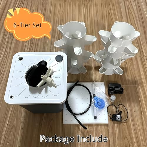 Hydroponic Tower Growing System - Soilless Garden Kit for Lettuce, Herbs, & Vegetables - Indoor/Outdoor Hydroponics Setup for Home Gardening & Urban Farming - view 7