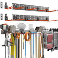 Garden Tool Organizer Wall Mount, Garage Folding Chair Storage Rack