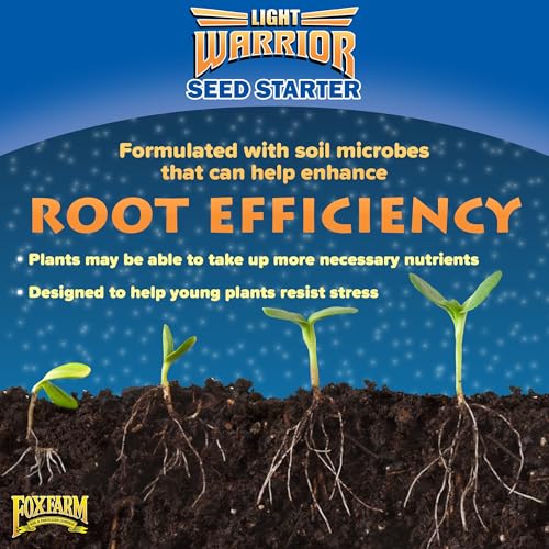 Light Warrior Seed Starter Growing Medium, 1cu ft (Pack of 2) - Beneficial for Seed Germination and Root Development, Indoor/Outdoor Cultivation - Ideal Nutrition for Plant Seedlings - view 4