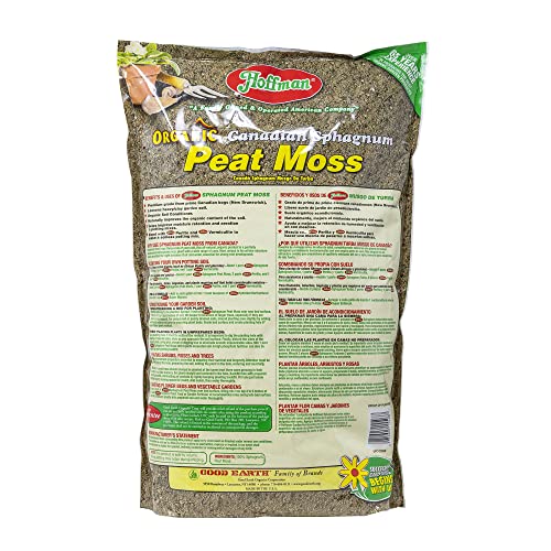 Canadian Sphagnum Peat Moss Soil Conditioner to Improve Moisture Retention and Aeration, 10qt Bag, Pack of 2 - view 2