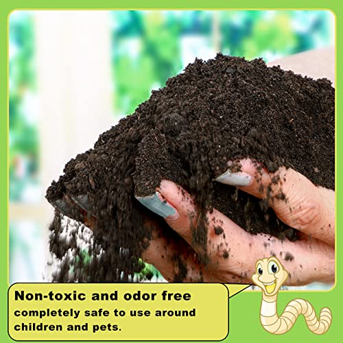 Worm Castings Organic Fertilizer 2.2LB, All Nature Fertilizer for Gardening, Tomato, Strawberry, Flower, and Herbs - view 3
