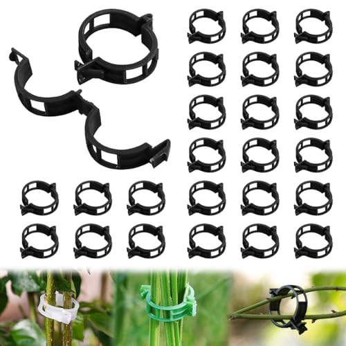 300 Pcs Plant Clips - Plastic Plant Clips for Climbing Plants,Reusable Plant Support Clips for Tomatoes, Vines,Cucumbers, and Climbing Plants,Gentle & Secure Garden Clips for Indoor & Outdoor Use