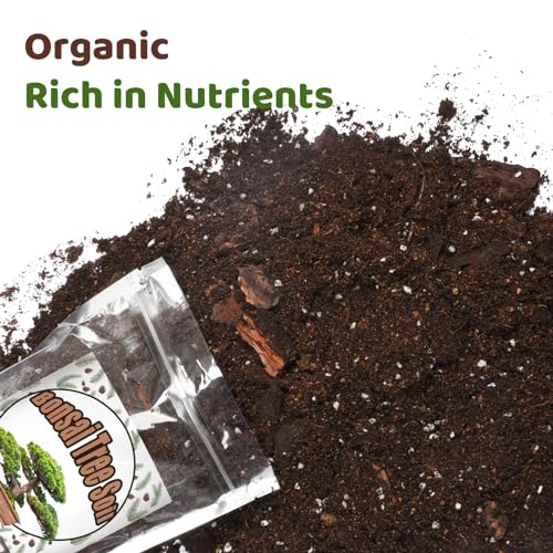 Bonsai Soil Mix 1qt Ready to Use, Organic Bonsai Tree Soil Fits for Small Bonsai Pot, Suitable for Bonsai Seedling, Repotting, or Bonsai Starter Kit - view 2