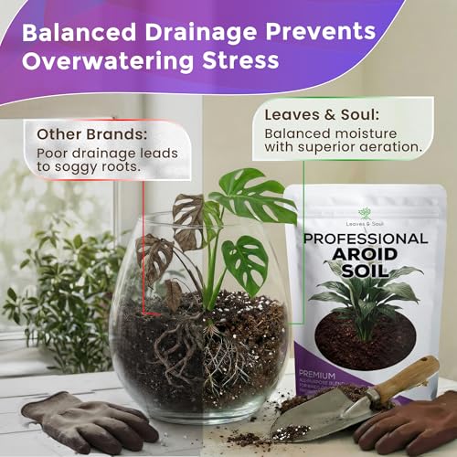 Professional Aroid Soil Mix Large 2.2 Quarts Ready to Use, Premium Potting Soil for Aroid Plants Monstera Philodendron Indoor Plants, Peat Moss Coco Coir Perlite Dolomite Made in USA - view 6