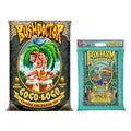 Bush Doctor Coco Loco 2cu ft Potting Mix + Ocean Forest 12qt Potting Soil Bundle - for Garden Plants and Flowers