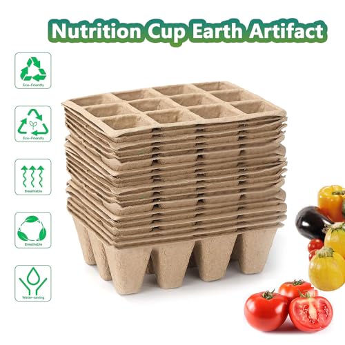 120 Cells Seed Starter Tray, 10 Pack Plant Starter Kit - view 6