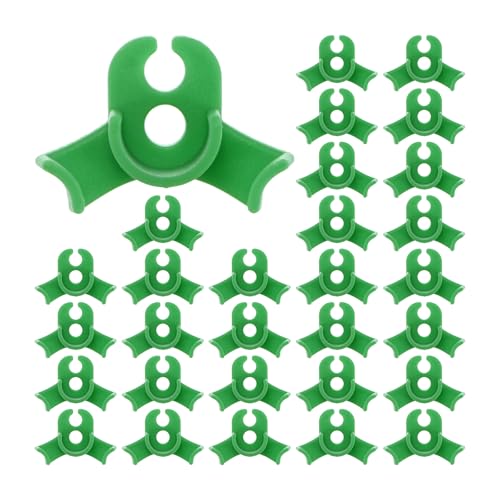 60-Pack Plant Bender, 1.4x1 Inch 90 Degree Adjustable Plant Training Clips Plant Stem Low Stress Plant Branch Trainer Clips for Plant Gardening/Flowers/Climbing Plants[Green]