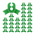 60-Pack Plant Bender, 1.4x1 Inch 90 Degree Adjustable Plant Training Clips Plant Stem Low Stress Plant Branch Trainer Clips for Plant Gardening/Flowers/Climbing Plants[Green]