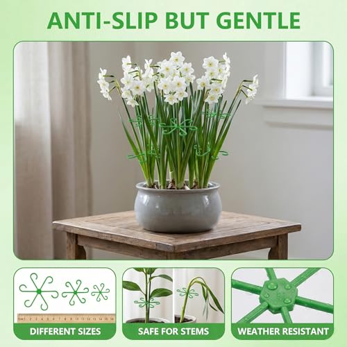 16PCS Plant Stem Support Clips for Indoor Climbing Houseplants - view 3