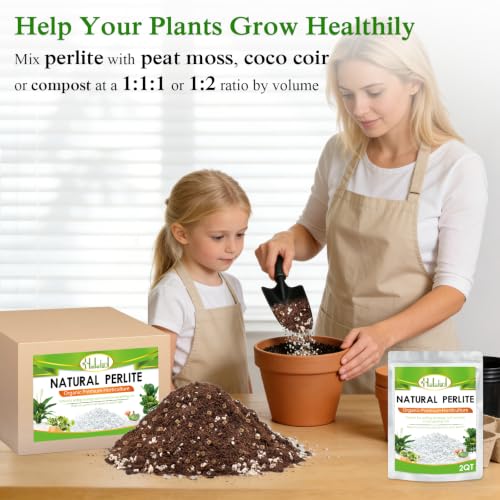 4QT Perlite for Plants, 3-6mm Soil Mix Amendment for Succulent - view 6