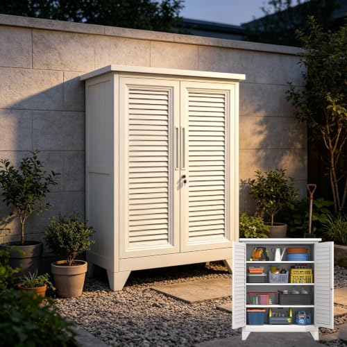 Outdoor Storage Cabinet, Balcony Storage Cabinet