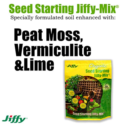 Natural & Organic Seed Starting Soil Mix, 10 QT (1 Bag (10 QT) - view 3