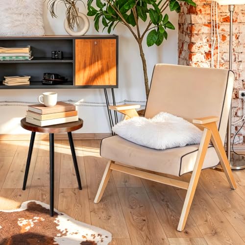 Acacia Wood Tall Plant Stand Indoor, Wooden Plant Stand Indoor Tall Plant Holder Table with Raised Edges Plant Riser for Inside Pot (12"x17") - view 7