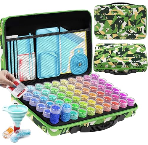 30 Slots Storage Container for Diamond Art Kits for Adults, Portable Bead Storage Boxes for Diamond Painting Accessories and Tools - view 7