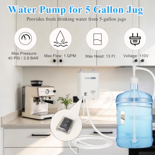 Water Dispenser Pump System for 5 Gallon Bottle Single Inlet - view 5