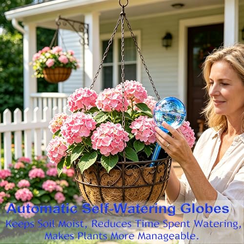 Self Watering Globes for Plant, 10pcs Auto Watering Bulb for Indoor Outdoor - view 2