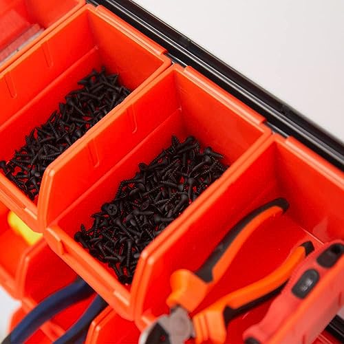 Wall Mounted Storage Bins, Plastic Hanging Storage Organizer Bins - view 5