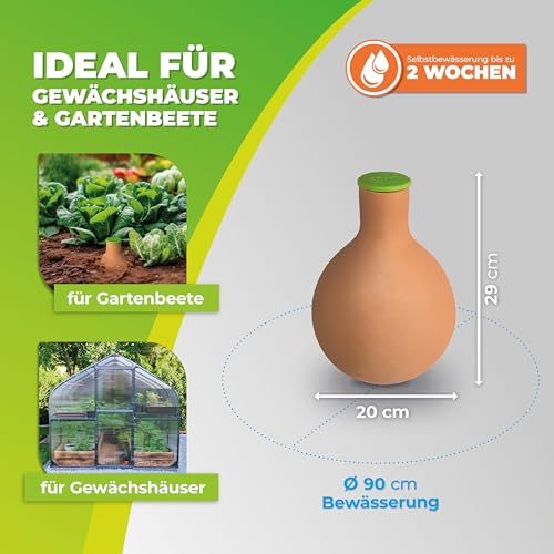BioGreen Plant Self-Watering System Hydro MAX M with 0.8 gal Olla - view 4