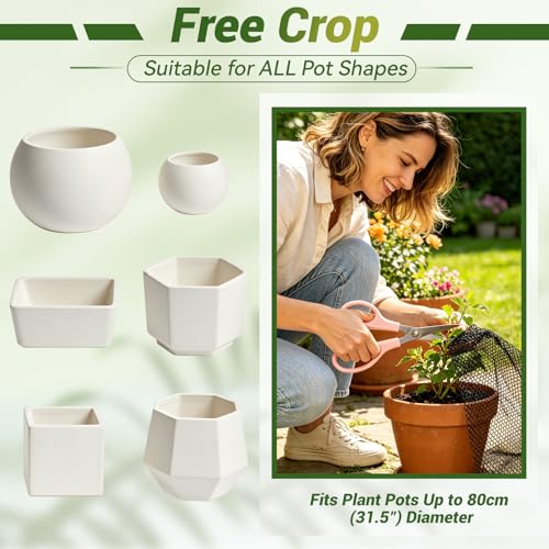 15.7" X 63" Plant Pot Grids-Cuttable Plant Pot Soil Cover Protector - view 5
