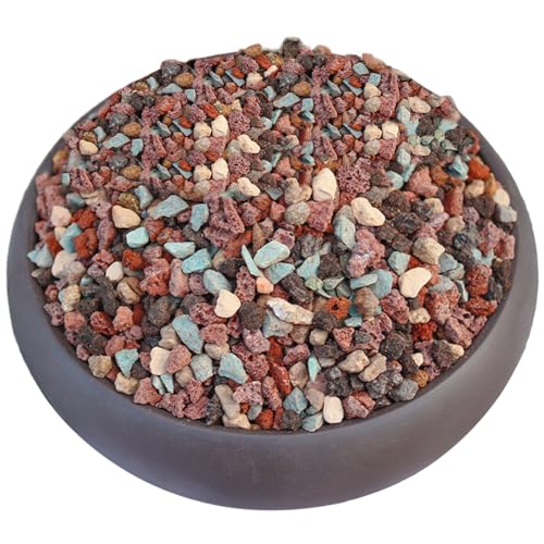 11 Pounds Mix Horticultural Lava Rocks, 3-6 mm Lava Rocks for Plants, Bonsai Rocks Horticultural Grit Soil Cover Gravel for Succulents and Hydroponics, Fairy Gardening, Top Dressing, Plant Drainage - view 8