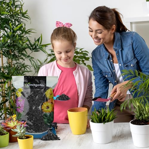 Horticultural Charcoal 1qt for Plants, Actived Charcoal Terrarium Supplies, Suitable for Indoor Plants, Succulent, Orchid, Cactus, Bonsai - view 3