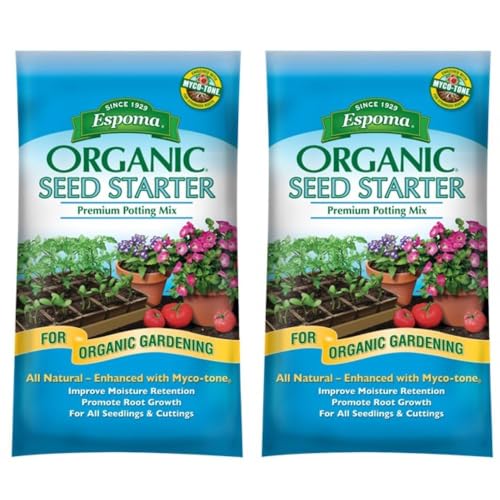 Organic Seed Starter Premium Potting Soil Mix - All Natural & Organic Seed Starting Mix with Mycorrhizae. for Organic Gardening, 16 qt, Bag - Pack of One - view 2