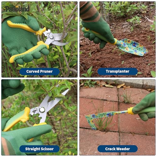 10 Piece Garden Tools Set,Gardening Hand Tools Kit for Women,Grandma&Wife - view 4