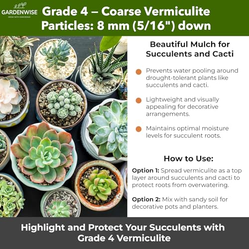 Organic Coarse Vermiculite for Indoor Gardening Plants and Mushrooms – Enhances Soil Aeration, Seed Germination, Rooting Cuttings – Small Packages and Bulk (Vermiculite Grade 4 – Coarse, 30 quarts) - view 5