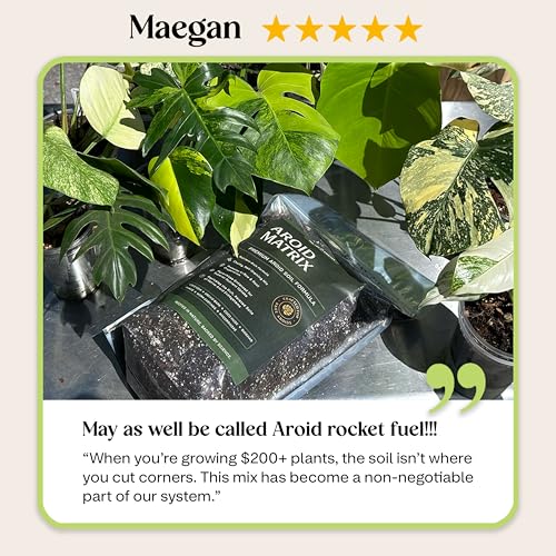 AROID Potting Mix/Premium Soil for Monstera, Philodendron, Alocasia, Anthurium – Chunky, Optimally Aerated Soil – Organic & Ready to Use – Supercharges Root and Foliage Growth (8 QTS) - view 6