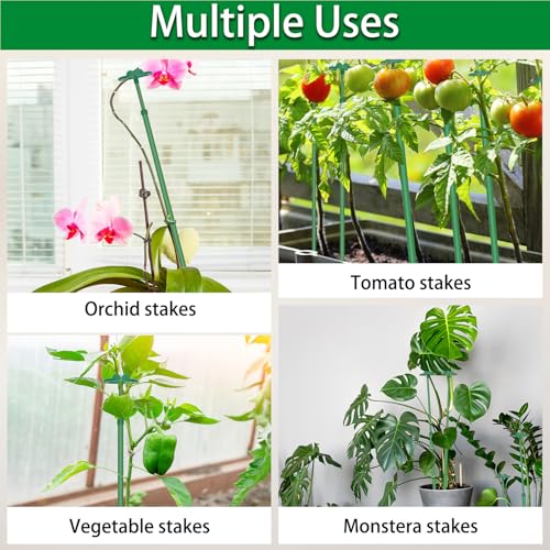 Extendable Plant Stakes,Length Scalable From17.5to30.1IN Plant SupportStake - view 6