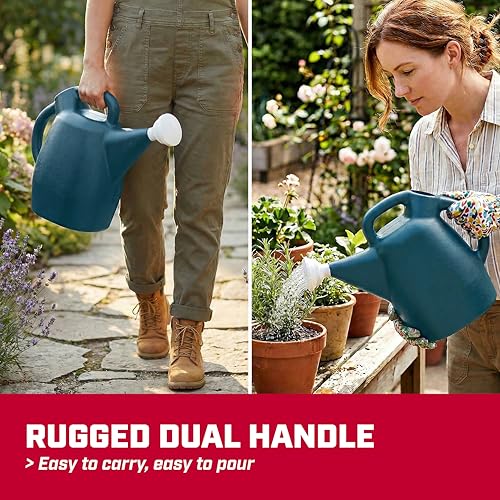 48010 2-Gallon Watering Can, Drip-Free Spout for Clean Pour - view 4