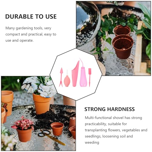 Pink PVC Succulent Planting Tools Set, Anti-Rust Gardening Kit - view 7