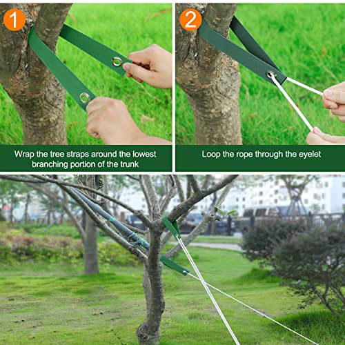 12-Pack Heavy Duty Tree Straps for Staking and Support - view 5