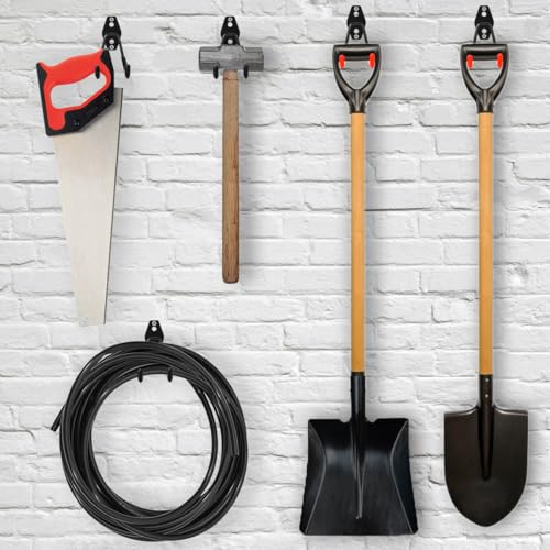 18 Pack Garage Hooks Heavy Duty - Supports 100 lbs(Orange) - view 6
