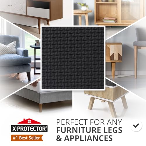 Non Slip Furniture Pads – 12 Premium Furniture Grippers 3"! - view 2