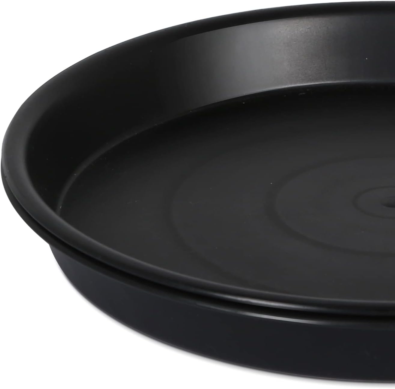 6Pack 8,10,12Inch Plastic Drip Trays Plant Saucers for Indoors Outdoor Plant, Thick Heavy Durable Sturdy Flower Pot Trays for Pots Planter, Black… - view 3