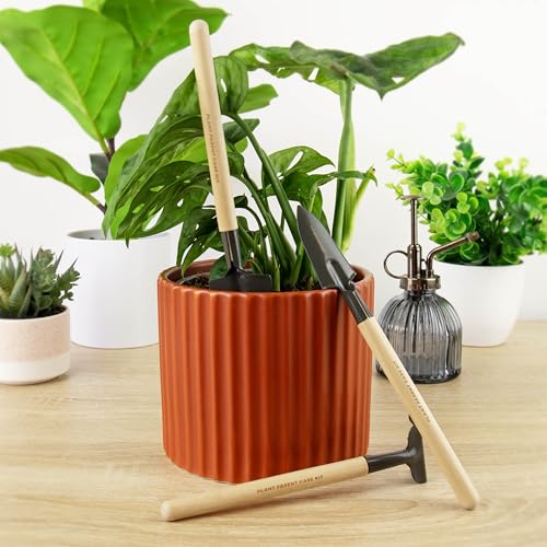 Gift Republic Plant Parent Care Kit Miniature Shovel, Fork & Trowel Set for Houseplants Indoor Garden Tools for Beginners & Experts Gardening Gift, Green - view 7