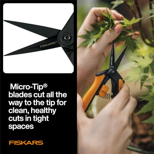 6" Non-Stick Pruning Snips, Resin-Resistant Garden Scissors - view 3