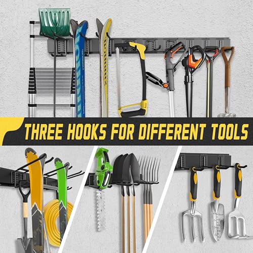 Garage Wall Organizer,15Pack Carries 675 lbs,Garden Tool Organizer - view 6