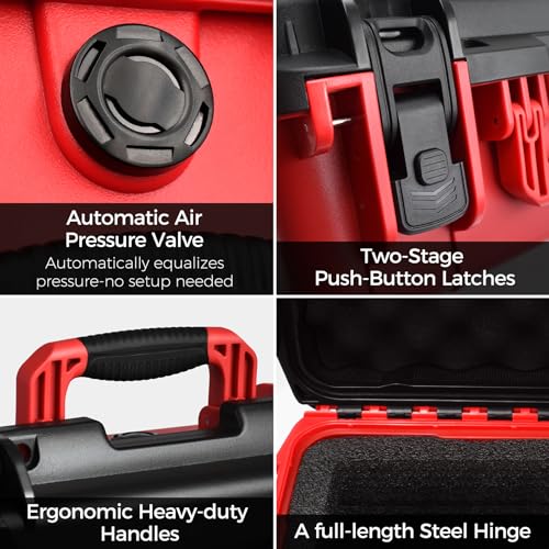 Case for Milwaukee M18 Cordless Compact Router – Waterproof Hard Tool Box for 18V/20V Compact Router, Router Bits, Battery & Charger Storage (Case Only) - view 4