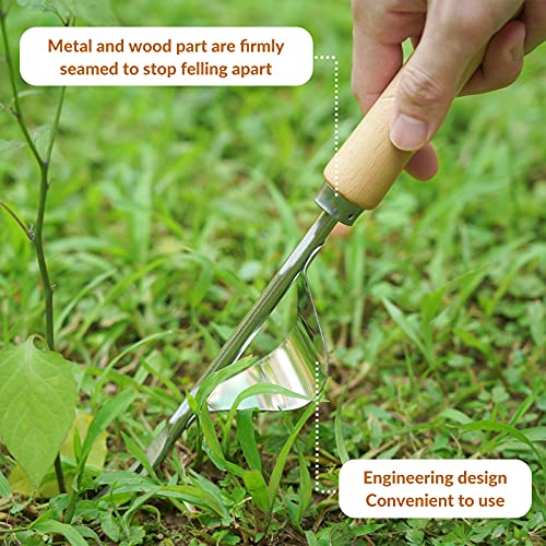 8 Piece Garden Tools Set with Basket, Gardening Gifts for Women Men - view 5