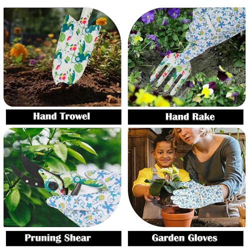 Garden Floral Tool Set with Tote, for Women Plant Lovers - view 3