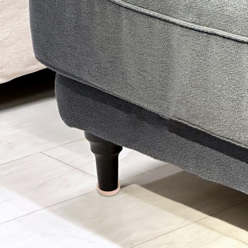 4pcs Wood Grain Furniture Floor Protectors, Self Adhesive Pads - view 7