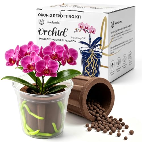 Orchid Potting Mix for Repotting 4.5in Orchid Soil Repotting Kit