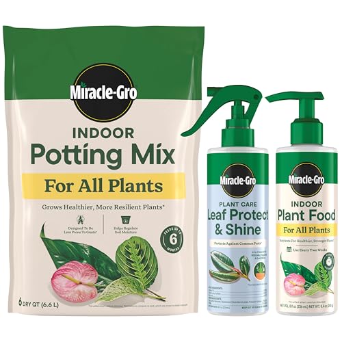 Indoor Plant Grow, Feed & Protect Houseplant Care Bundle