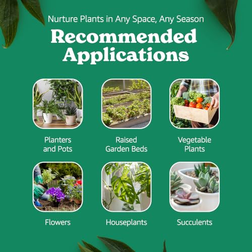 Michigan Peat 40 Pound Compost and Manure with Odor Free Blend and Naturally Moist and Fibrous for Lawn and Garden, 60 Pack - view 4