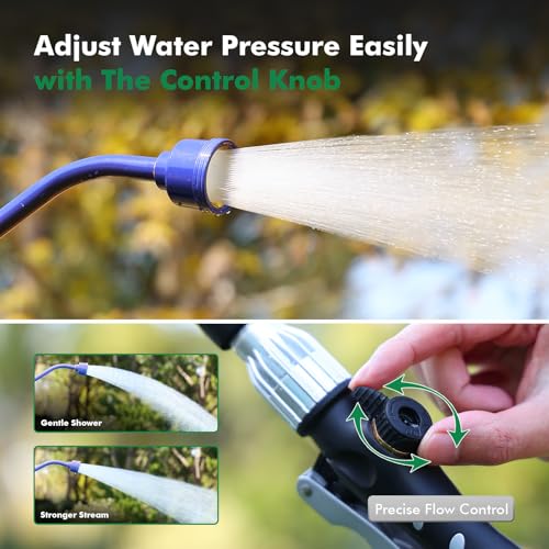 Heavy Duty Metal Watering Wand 24 Inches, Water Wand for Garden Hose - view 4