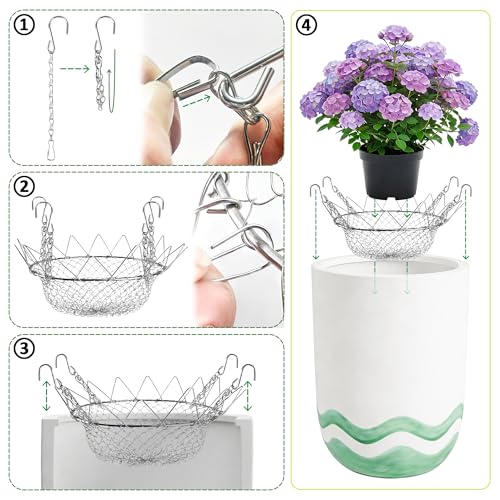 Adjustable Planter Insert for Pots Any Height,Plant Risers for Inside Pots,Fits The TOP Opening of The Flower Pot Opening 12-18" Wide,Wedding & Party Decor - view 6