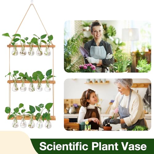 Wall Hanging Propagation Station 5 Bulb Vase 3 Tiers - view 6
