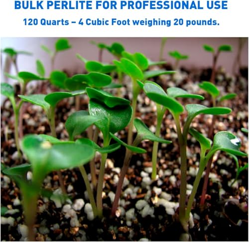Norcal Perlite Horticultural Organic Certified Premium Screened Coarse Garden Indoor Outdoor Plants Soil and Drainage 4 Cubic Feet (103 Quarts) 1 Bag NEW - view 2